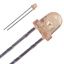 Single Color LED, Orange, Transparent, T-1, 3.2mm, ROHS COMPLIANT PACKAGE-2