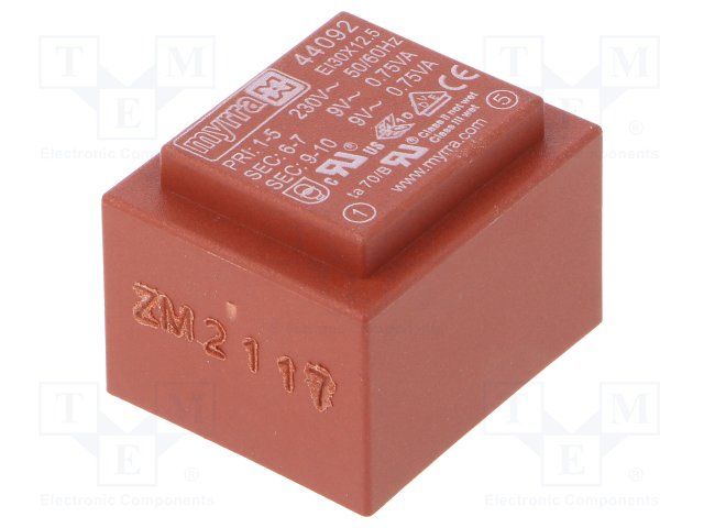 Power Transformer 4000Vrms 1.5VA 10 Terminal PC Pin Thru-Hole