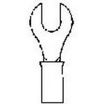 16-22AWG Red Insulated Crimp Ring Terminal, Copper/Tin, 300V