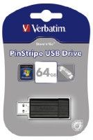 Verbatim PinStripe 64 GB USB 2.0 Flash Drive