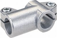 Rose+Krieger Round Tube Angle Clamp, strut profile 14mm,