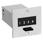 COUNTER, 12VDC, 4 FIG, PANEL MT,  RESET