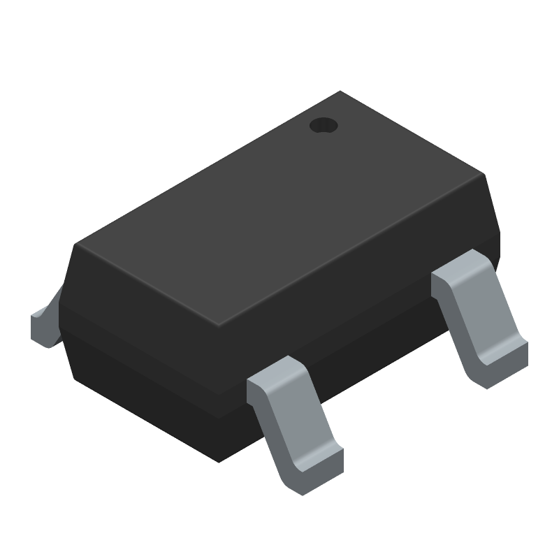 Fixed Positive LDO Regulator, 3.3V, 0.25V Dropout, CMOS, PDSO5, ANTIMONY AND HALOGEN FREE, ROHS COMPLIANT, SOT-25, 5 PIN
