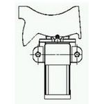 Switch Toggle OFF ON SPST Lever IWTS 0.1A 115VAC 28VDC Panel Mount with Frame