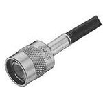 TNC RF Connector, 11GHz, 50 Ohm, Crimp, Straight, Male, Gold/Silver