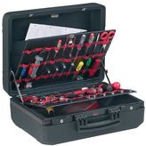 Toolbox, rubber ties 422 x 327 x 185 mm 5 kg HDPE, BOMBER 170 PEL, GT Line