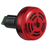 BUZZER LIGHT, LED, 24VDC, RED