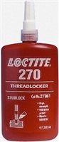 LOCTITE 1335906 Adhesive, Threadlock, Acrylic, Bottle, Green, 250 ml, LOCTITE 270