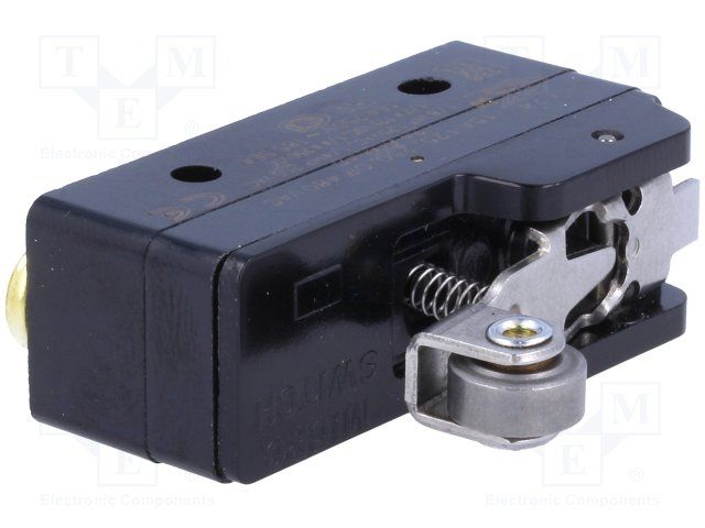 Snap Action Switch SPDT Roller Lever 16A 600VAC 250VDC Screw Mount