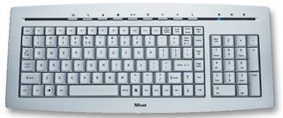 KEYBOARD, SLIM MULTIMEDIA, QUERTY - Connection Method:Wired; Computer Connector:USB; Keyboard Size:Standard; Keyboard Colour:White; Colour:White;