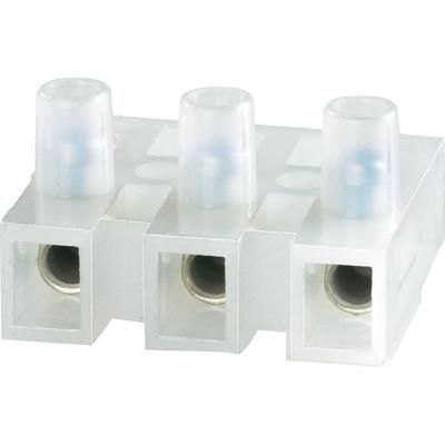 3-Way Polyamide Terminal Block Strip, Male Plug, 16A 400V - Adels-Contact 151563