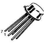 Trans JFET N-CH 7-Pin TO-71
