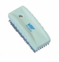Vikan Blue 17mm PET Hard Scrubbing Brush for Cleaning Hands, Containers, Surfaces