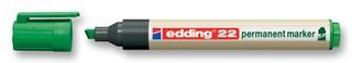 EDDING         22-004             MARKER, PERMANENT, CHISEL TIP, GREEN