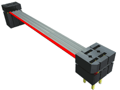 Cable Assembly Flat Ribbon 0.05m 28AWG IDC Connector to IDC Connector 26 to 26 POS PL-SKT IDT-IDT Bulk