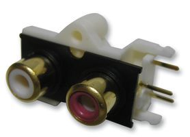 PRO SIGNAL - PSG01550 - SOCKET, PHONO, 2X, GOLD/PCB