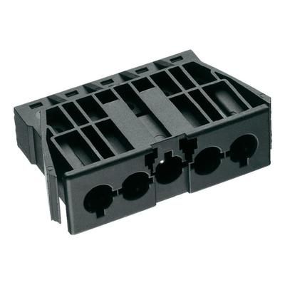 Mains connector Socket, vertical vertical Total number of pins: 5 16 A Black Adels-Contact AC 166 GEST/ 5 1 pc(s)