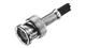 BNC RF Connector, 4GHz, 50 Ohm, Crimp, Straight, Male, Zinc Alloy