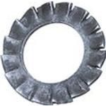 Washer Serrated 3.2mm-ID 6mm-OD 0.4mm-THK Spring Steel 350-425 HV Blue Zinc