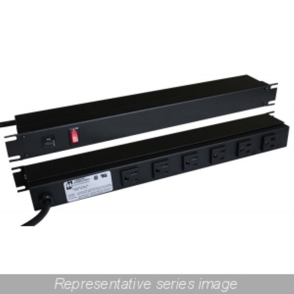 15A 125V 8-Outlet Horizontal Rackmount PDU