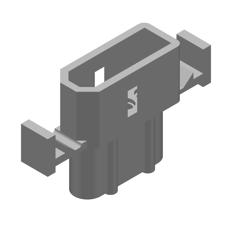 4 Pos Wire Housing, 6A, 250V, 3.68mm Pitch, Crimp, Panel Mount