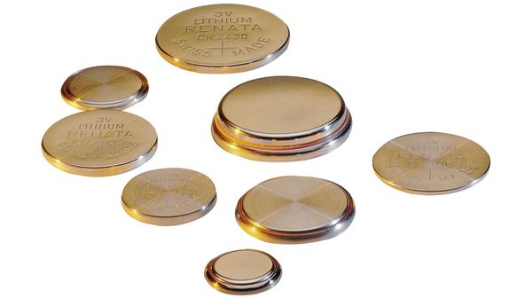 Button cell battery Lithium 3 V 150 mAh, CR2320.IB, Renata