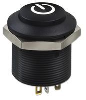 APEM   FPAR3D1422F12N9   SWITCH, DPDT, 0.2A, 12VDC, MOM, RED/GRN