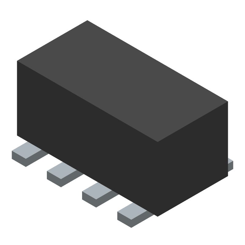 4-Line Common Mode Choke 200Ω 100MHz 90mA SMD