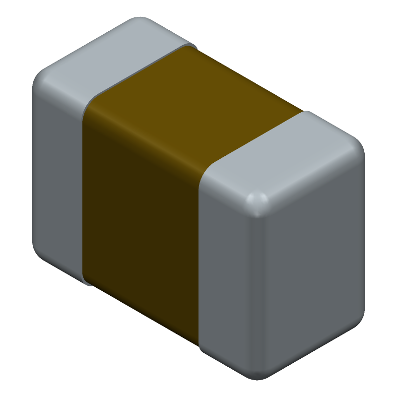 Capacitor, Ceramic, Chip, General Purpose, 10uF, 6.3V, ±20%, X5R, 0402 (1005 mm), 0.098"T, -55º ~ +85ºC, 7" Reel/2mm pitch