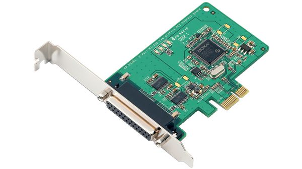 PCI-E x1 Card2x RS232 DB9M (Cable), CP-102EL-DB9M, Moxa