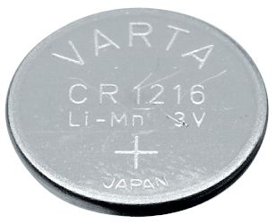 Primary Battery, Lithium, 2025, 3V, 0.165Ah,