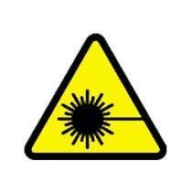 Labels Safety Label Vinyl Black/Yellow 19.9x22.86mm