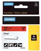 TAPE, PERM, VINYL, 9MMX5, 5, RED