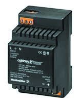 24W AC/DC Power Supply, 24V, 1A, 85-265V In, DIN Rail Mount