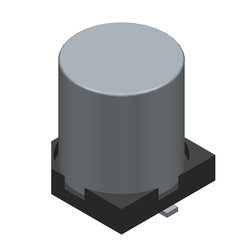47uF 50V Al Electrolytic Capacitor, SMD, 105°C