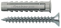 Fischer Fixings Nylon Wall Plug 70022, fixing hole diameter 8mm, length 40mm