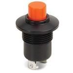 Switch Push Button N.C. Round Button 10A 115VAC 28VDC Momentary Contact Solder Panel Mount