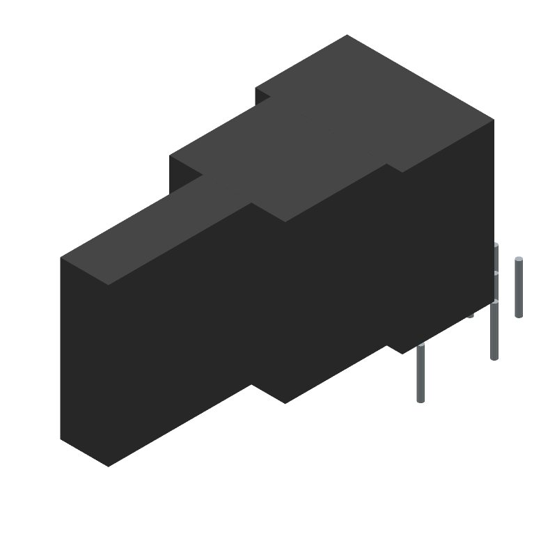 DPDT Keylock Switch, 2 Pos, On-On, Gold, 28V, 0.4VA, Thru-Hole RA