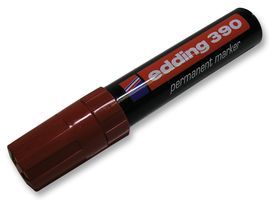 EDDING         390-002             MARKER, PERM., CHISEL TIP, RED