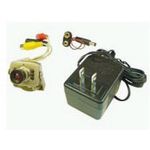 Mini Color Cmos Camera With Audio, Power Adapter
