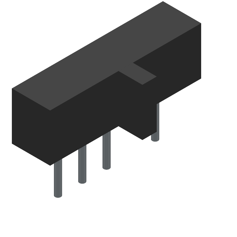 SP3T Slide Switch, On-On-On, 100mA, 30VDC, Right Angle TH