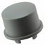 CAP TACTILE ROUND GRAY
