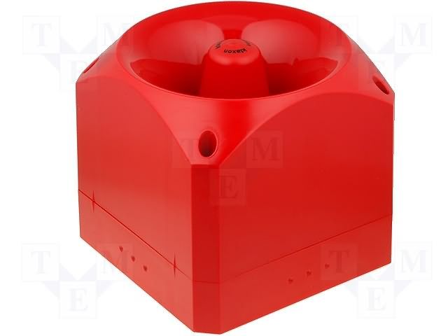 Nexus 120 Red 50 Tone Electronic Sounder 110/230V ac, 120dB at 1 Metre