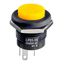 Switch Push Button ON (ON) SPDT Round Button 3A 250VAC 30VDC Momentary Contact Panel Mount Quick Connect/Solder Lug