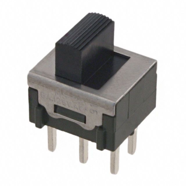 DPDT Slide Switch, 2 Pos, 6A, 125VAC, Through Hole