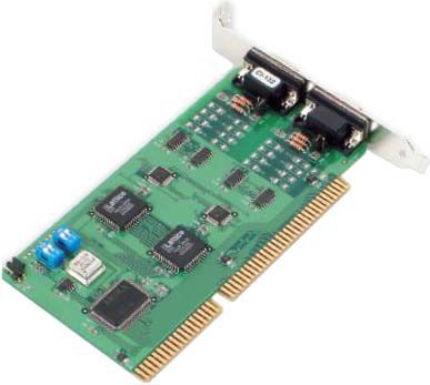 ISA Card2x RS422/485 DB9M, CI-132, Moxa