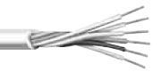 CABLE 3COND 20AWG GRAY 1000'