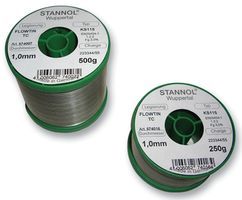 STANNOL         574017             Solder Wire, KS115, 0.7mm Diameter, 227C, 250g