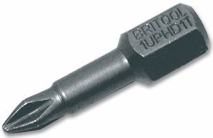 HEXAGON BIT, PHILLIPS NO.1; Tip type: Phillips; Tip Size: PH No.1; Length: 25mm ; RoHS Compliant: NA