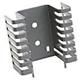 Heat Sink, 4.4ohm, Fin, Foldedback, Aluminum, Anodized,